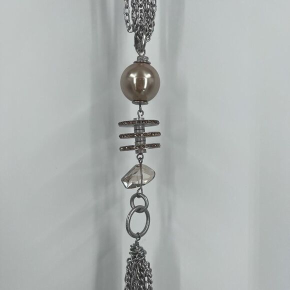 NWT Chico’s Fringe Pendant twisted layered chain‎ - Picture 9 of 10